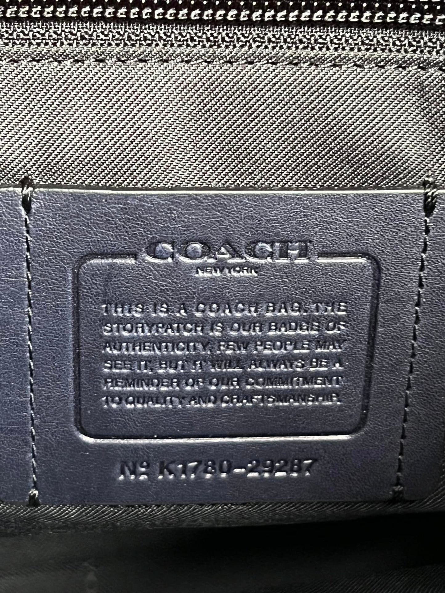 Coach Metropolitan Map Bag