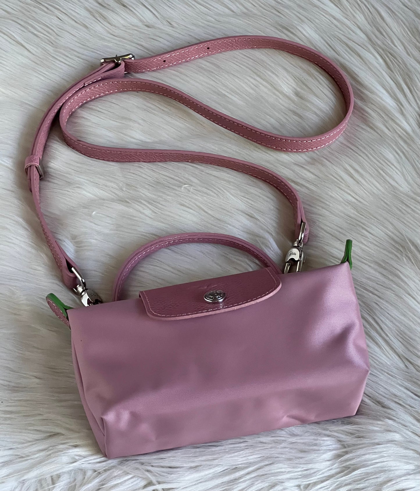 Longchamp XS Le Pliage Original Pouch with Strap