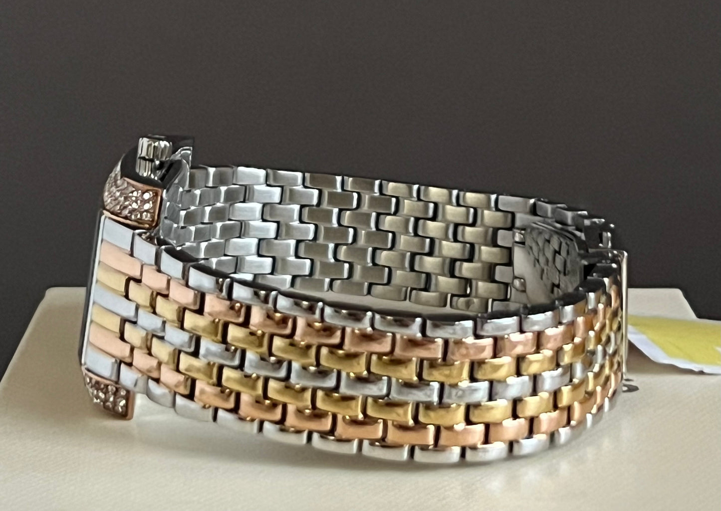 Michael Kors Women’s Emery Tri-Tone Stainless Watch