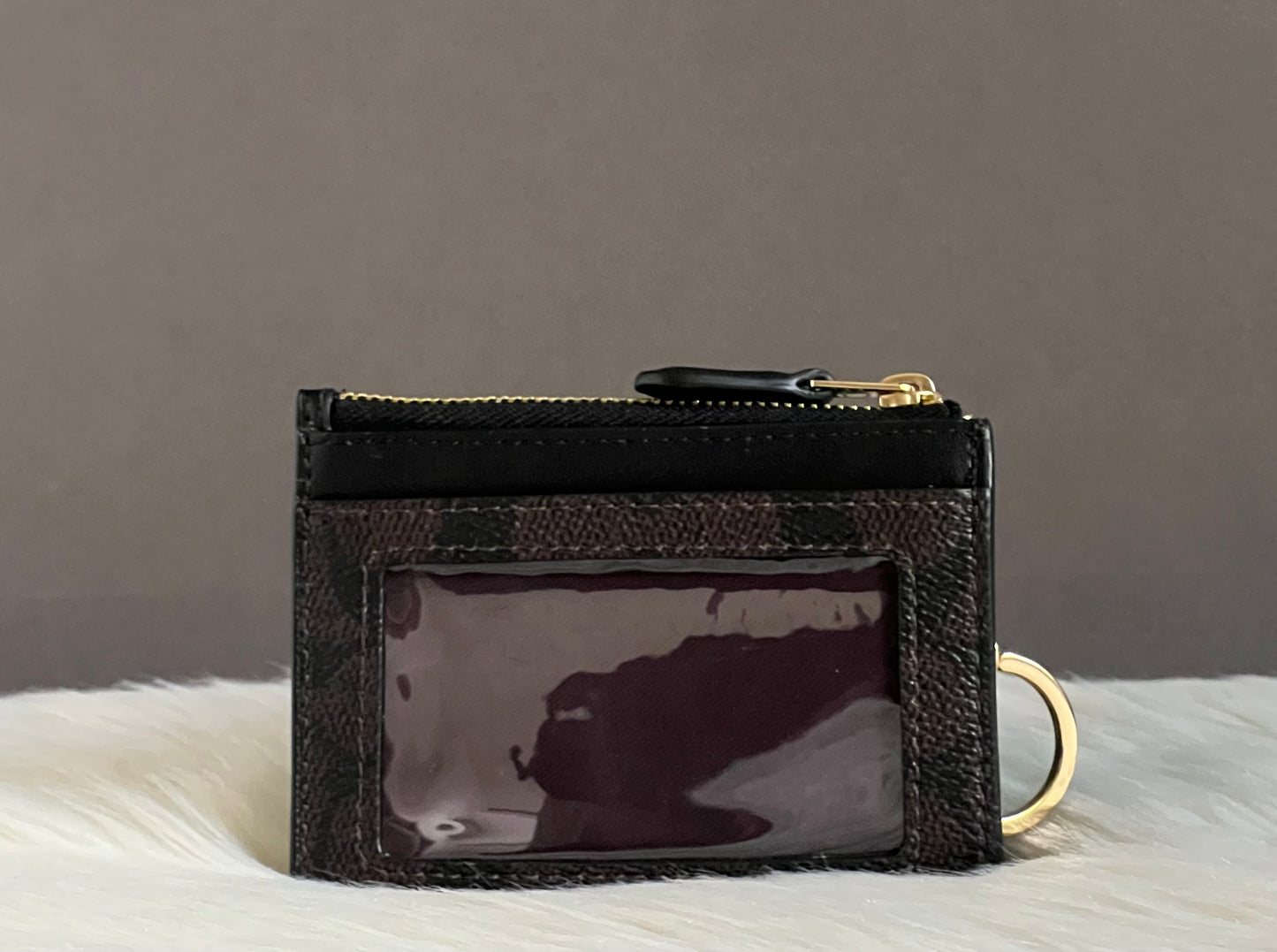Mini Skinny Id Case In Signature Canvas