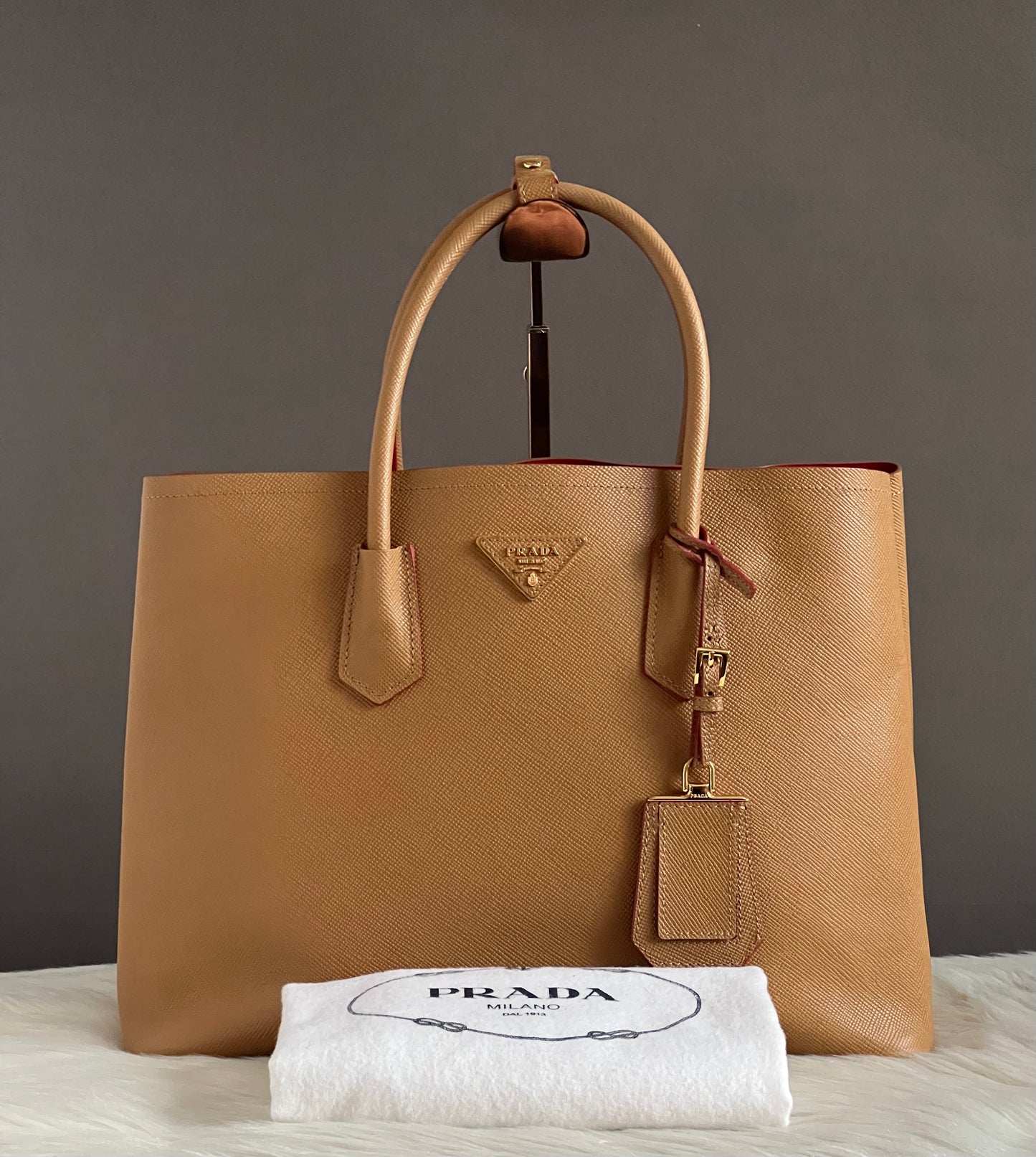 Prada Large Saffiano Double Bag