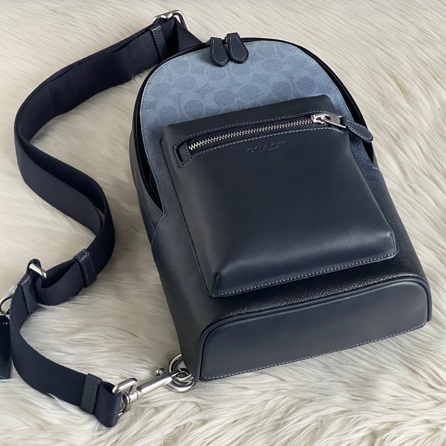 Coach West Pack In Ombre Signature Canvas
