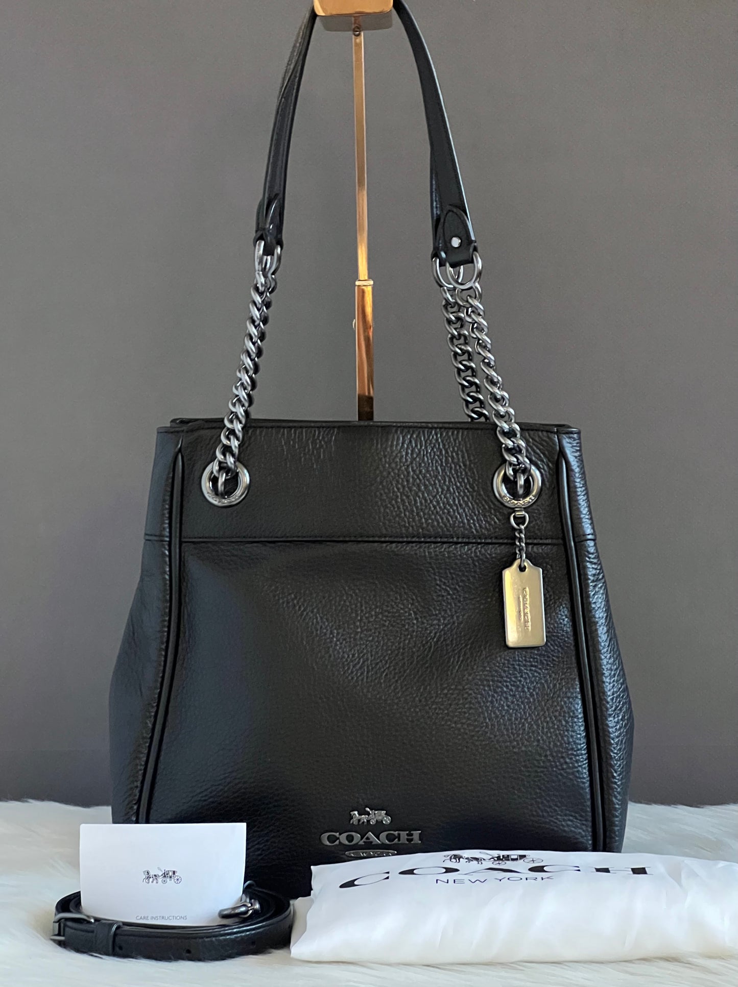 Coach Cammie Chain Bucket Bag