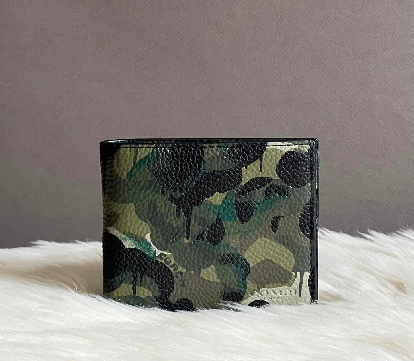 Coach Men’s 3-in-1 Wallet with Camo Print