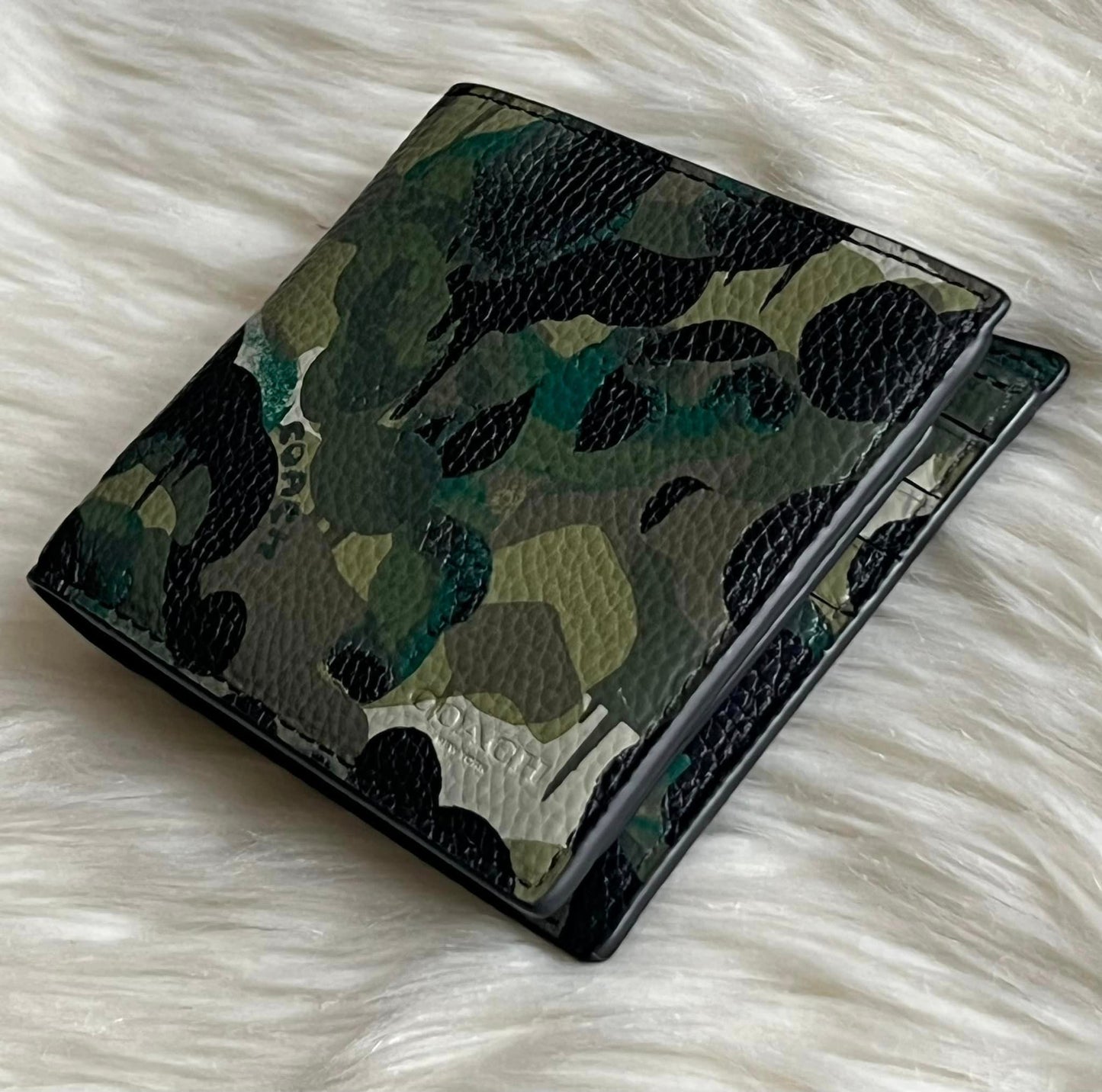 Coach Men’s 3-in-1 Wallet with Camo Print