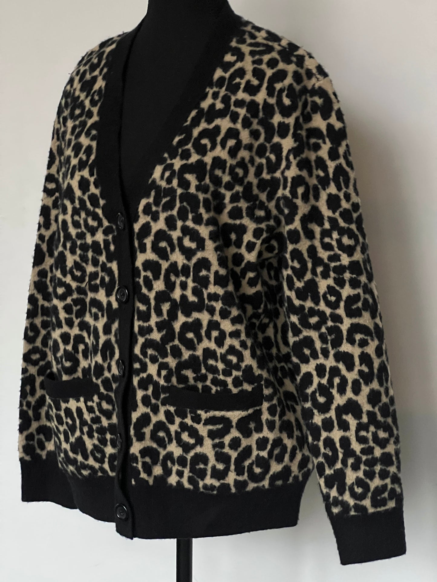 Coach Leopard Cardigan