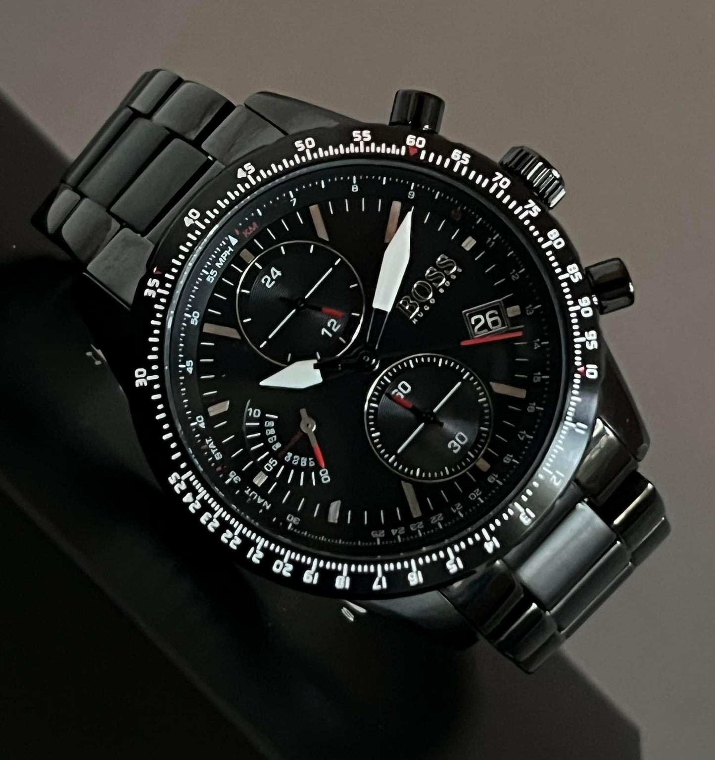 Hugo Boss Men’s Pilot Edition Chrono Quartz Watch