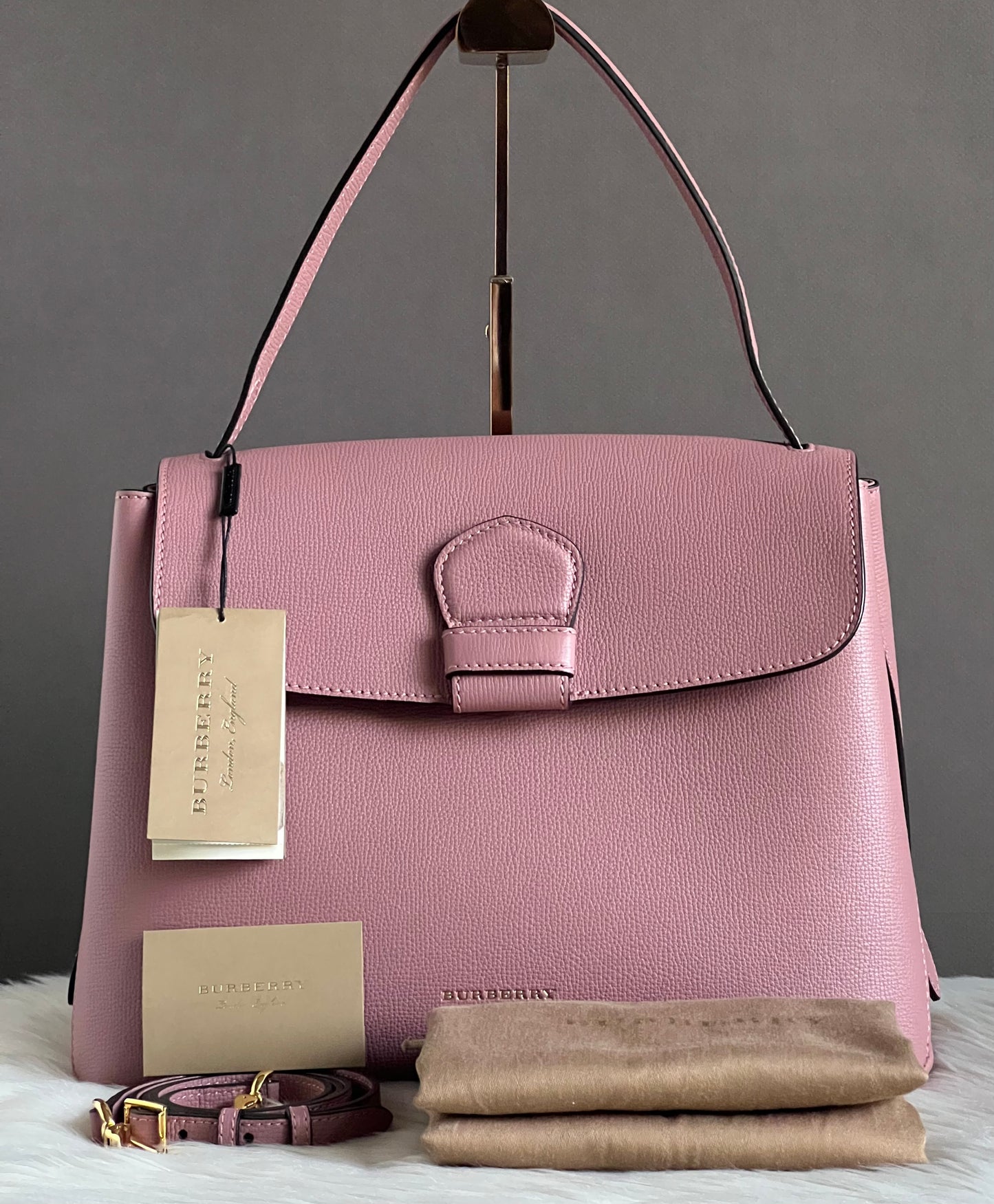 Burberry Camberley Medium Leather Shoulder Bag