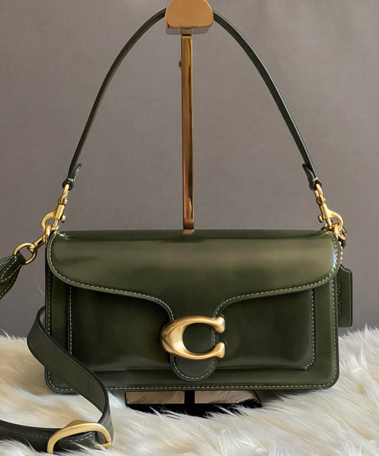 Coach Tabby Shoulder Bag 26 in Spazzolato Leather