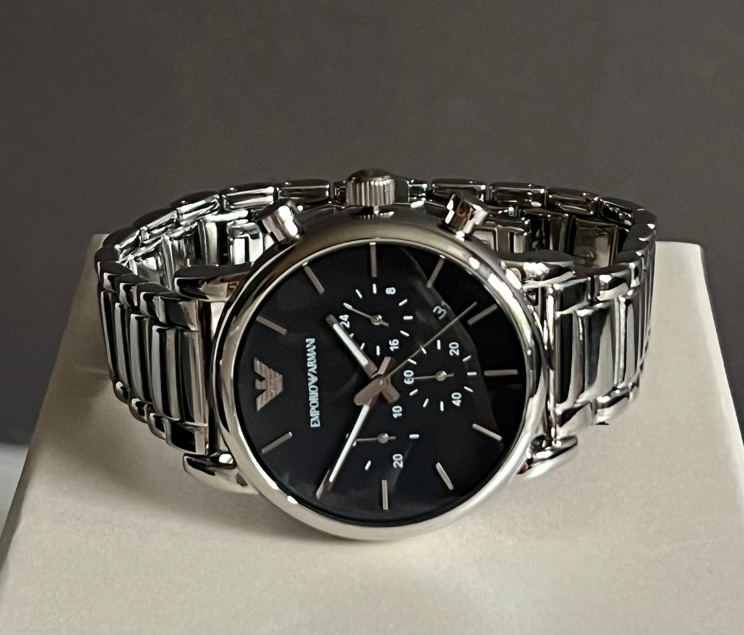 Emporio Armani Men’s Chronograph Steel Watch