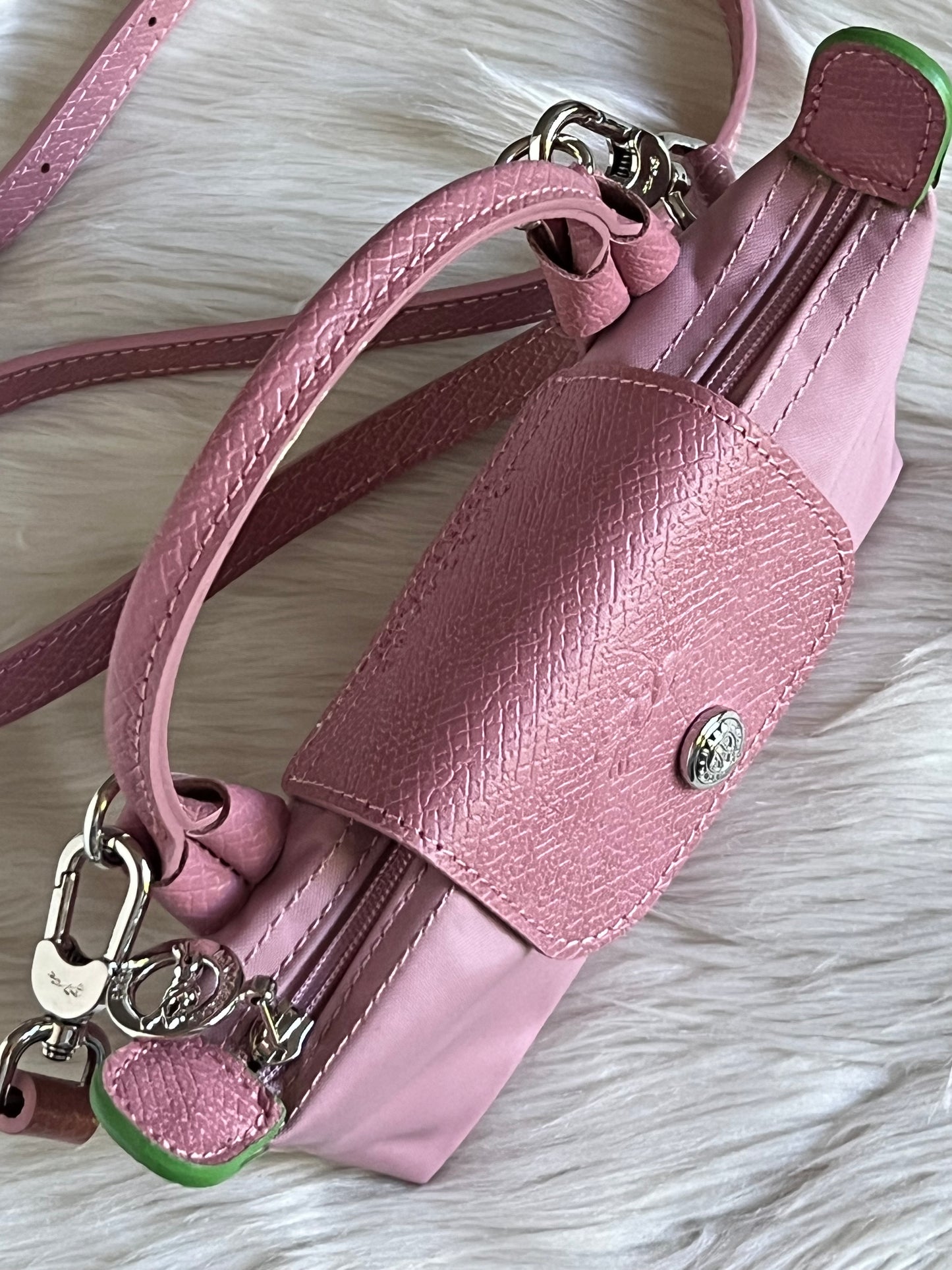 Longchamp XS Le Pliage Original Pouch with Strap