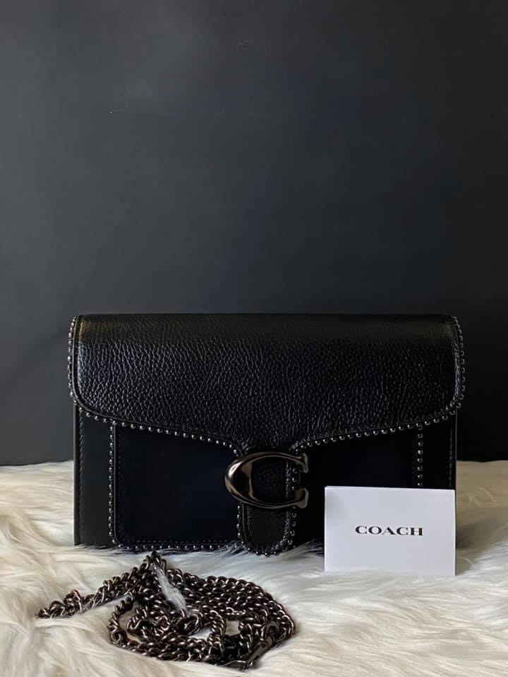 Coach Tabby Chain Clutch with Beadchain