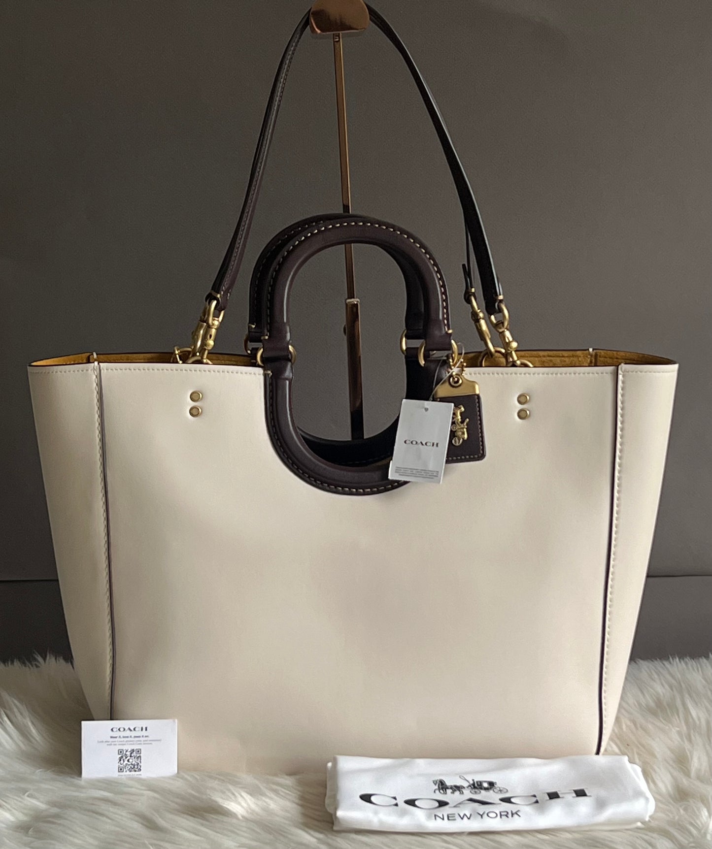 Coach Rae Tote in Colorblock koi