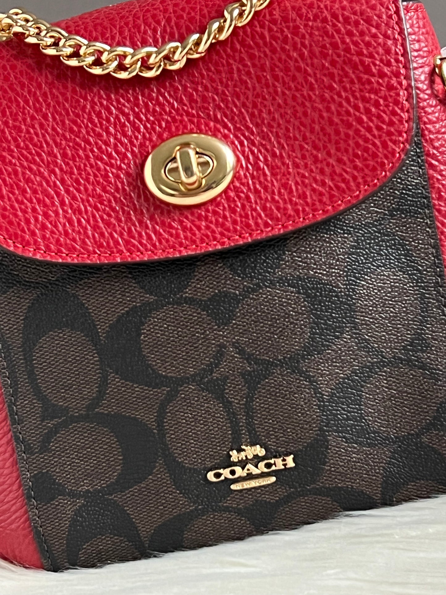 Coach Convertible Mini Backpack In Signature Canvas