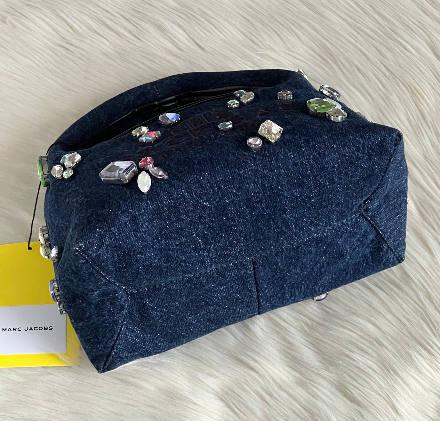 Marc Jacobs The Gem Denim Mini Sack Bag