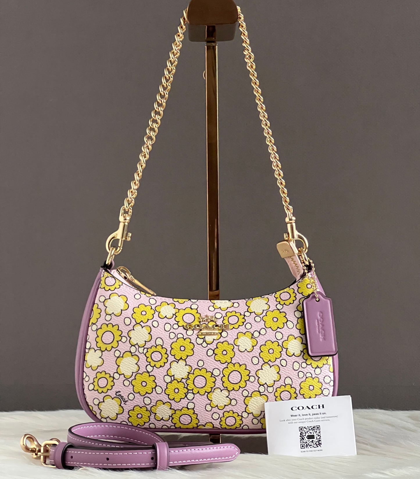 Coach Teri Mini Crossbody Bag With Floral Print