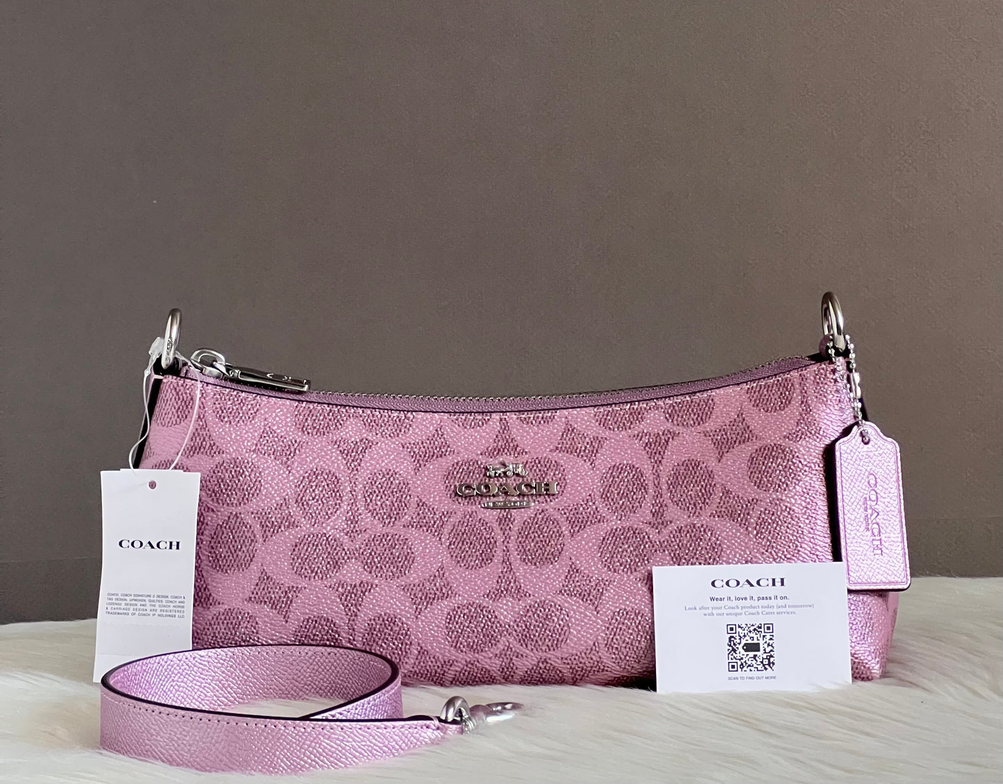 Coach Charlotte Shoulder Bag In Signature Canvas