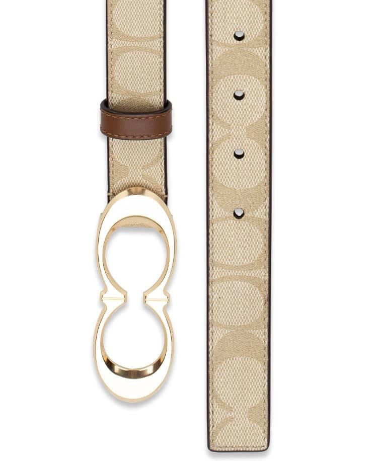 Coach Women's Outlet Signature Buckle Belt