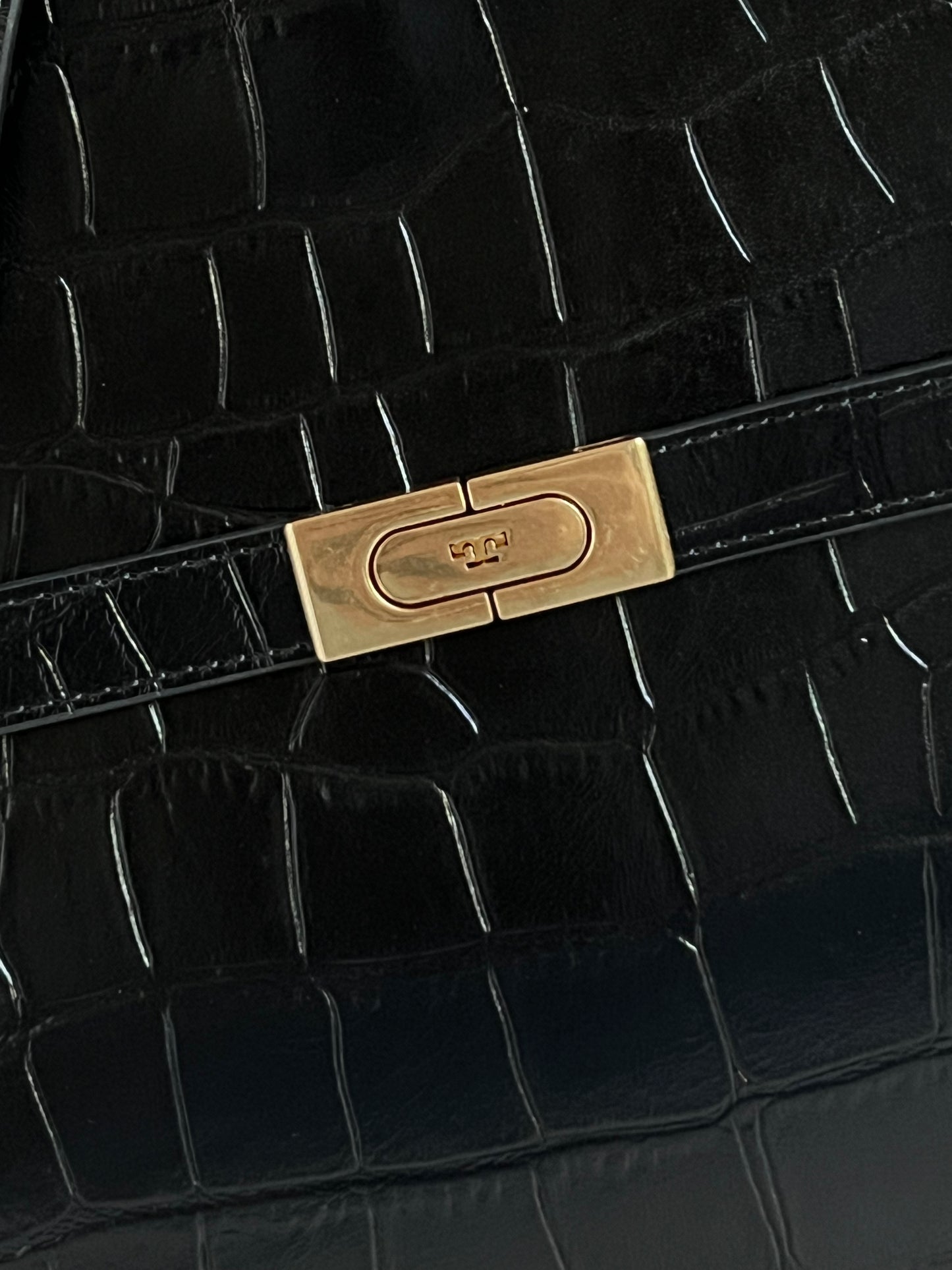 Tory Burch Small Lee Radziwill Embossed Double Bag