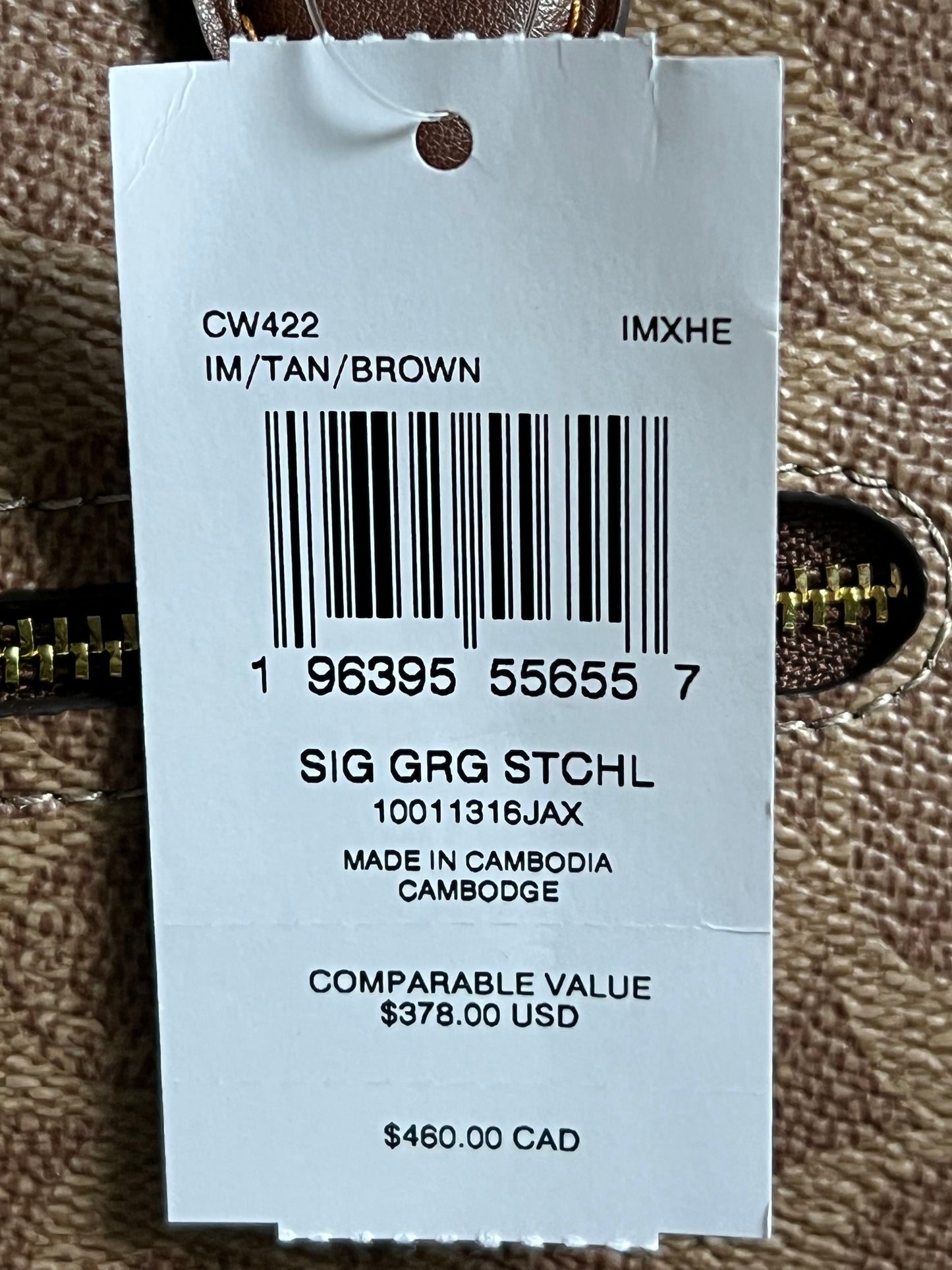 Coach Georgia Satchel in Signature Canvas
