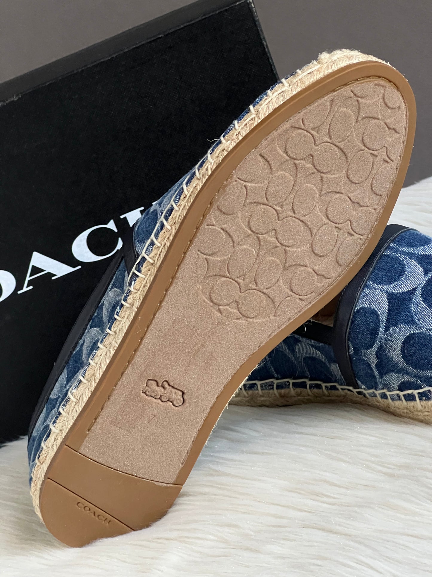 Coach Collins Denim Espadrille