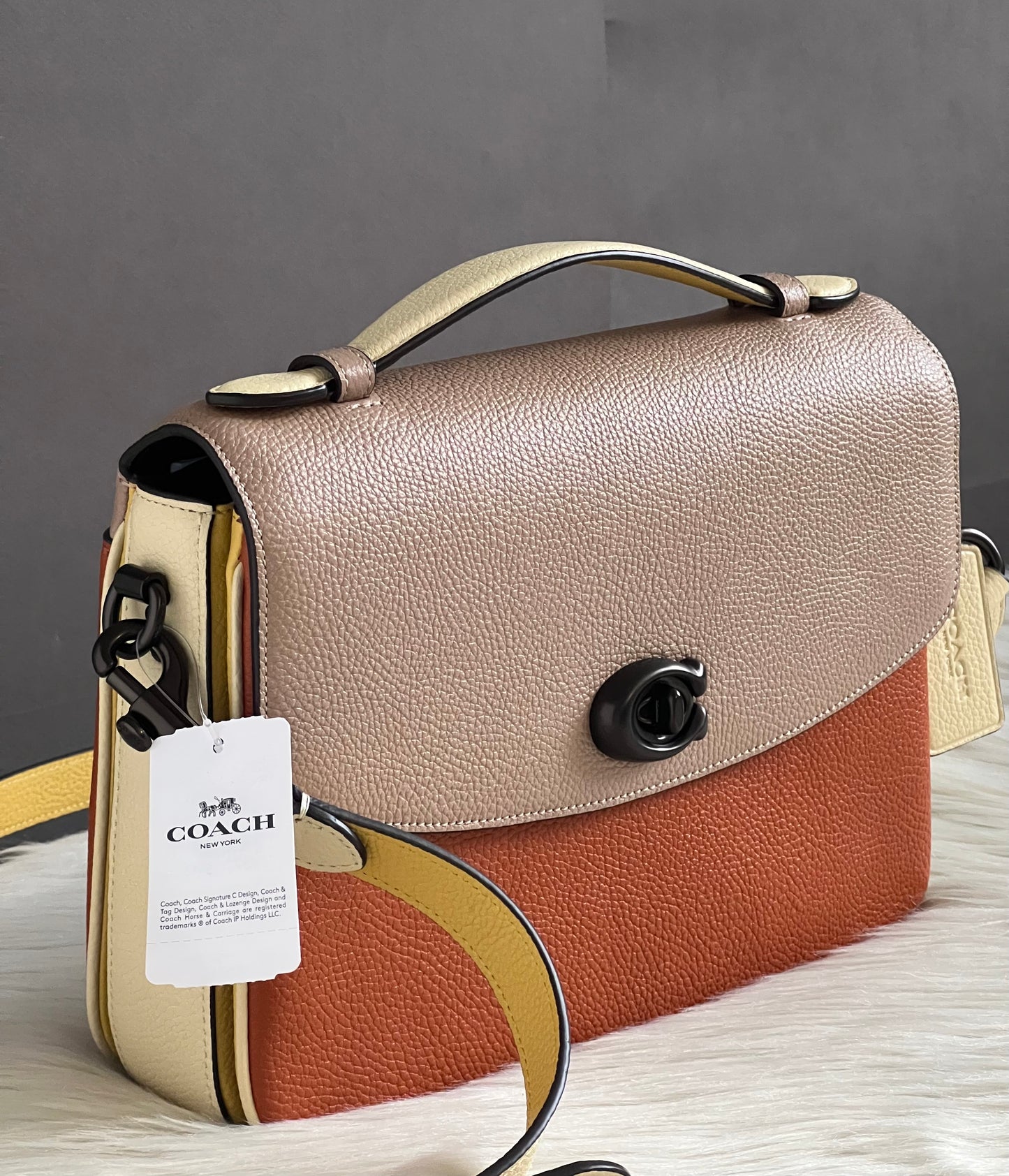 Coach Cassie Crossbody In Colorblock