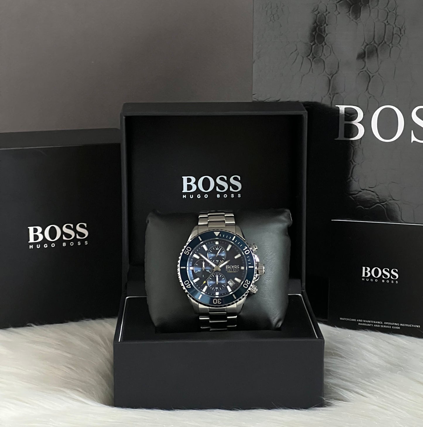 Hugo Boss Men’s Admiral Blue Dial Watch