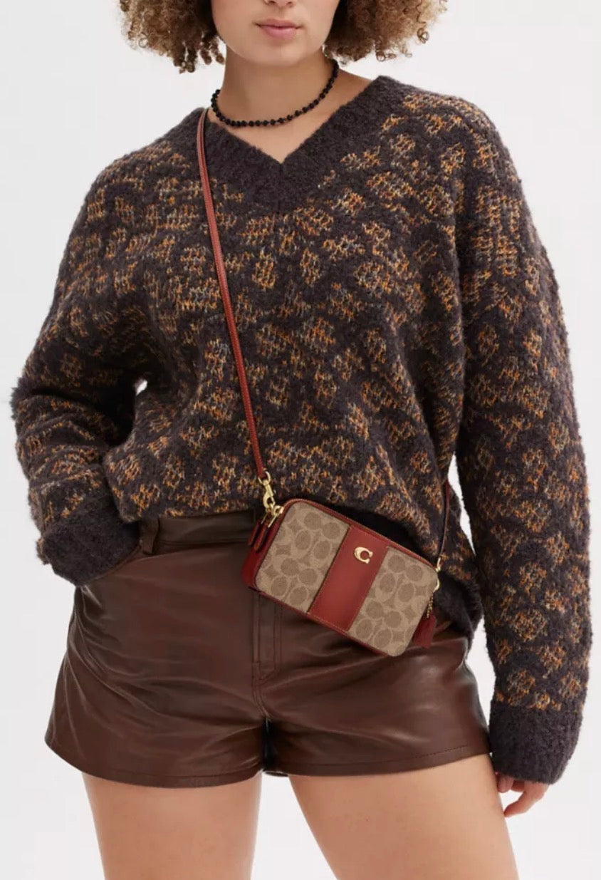 Coach Kira Crossbody Bag In Colorblock Signature Canvas