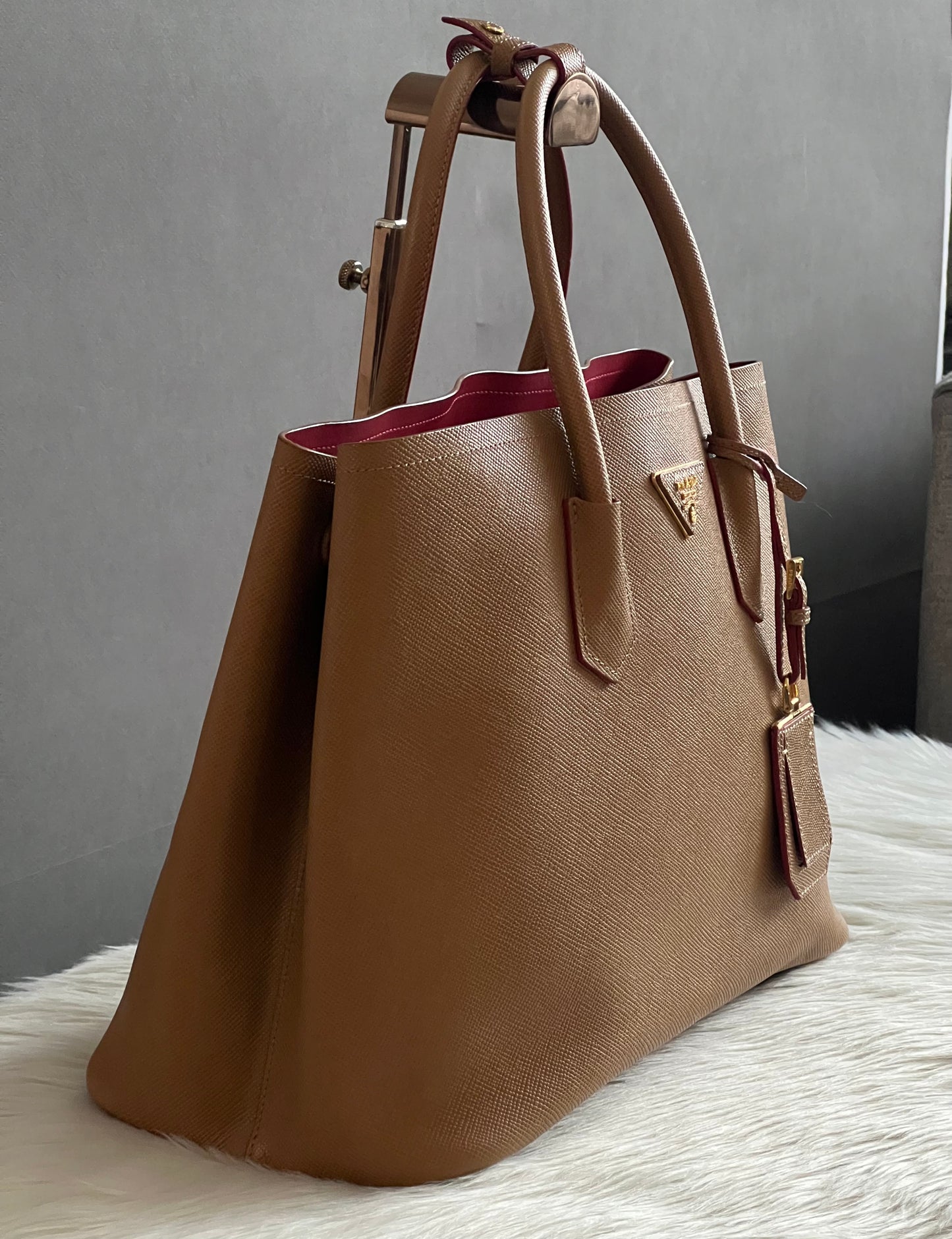 Prada Large Saffiano Double Bag