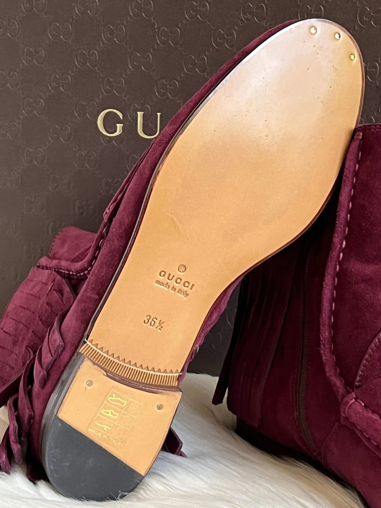 Gucci Mocasin Horsebit Boots