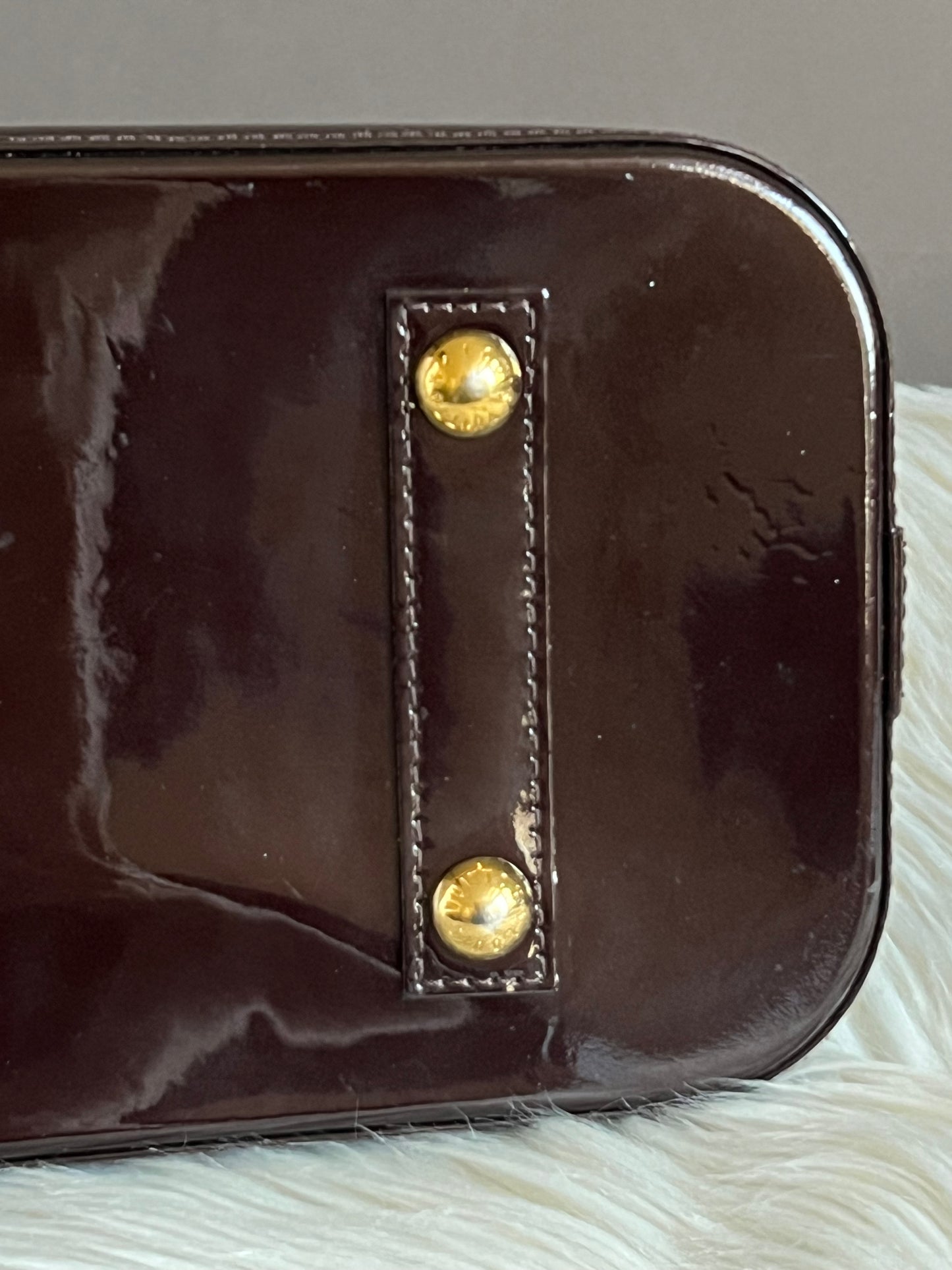Louis Vuitton Alma PM In Monogram Vernis Leather