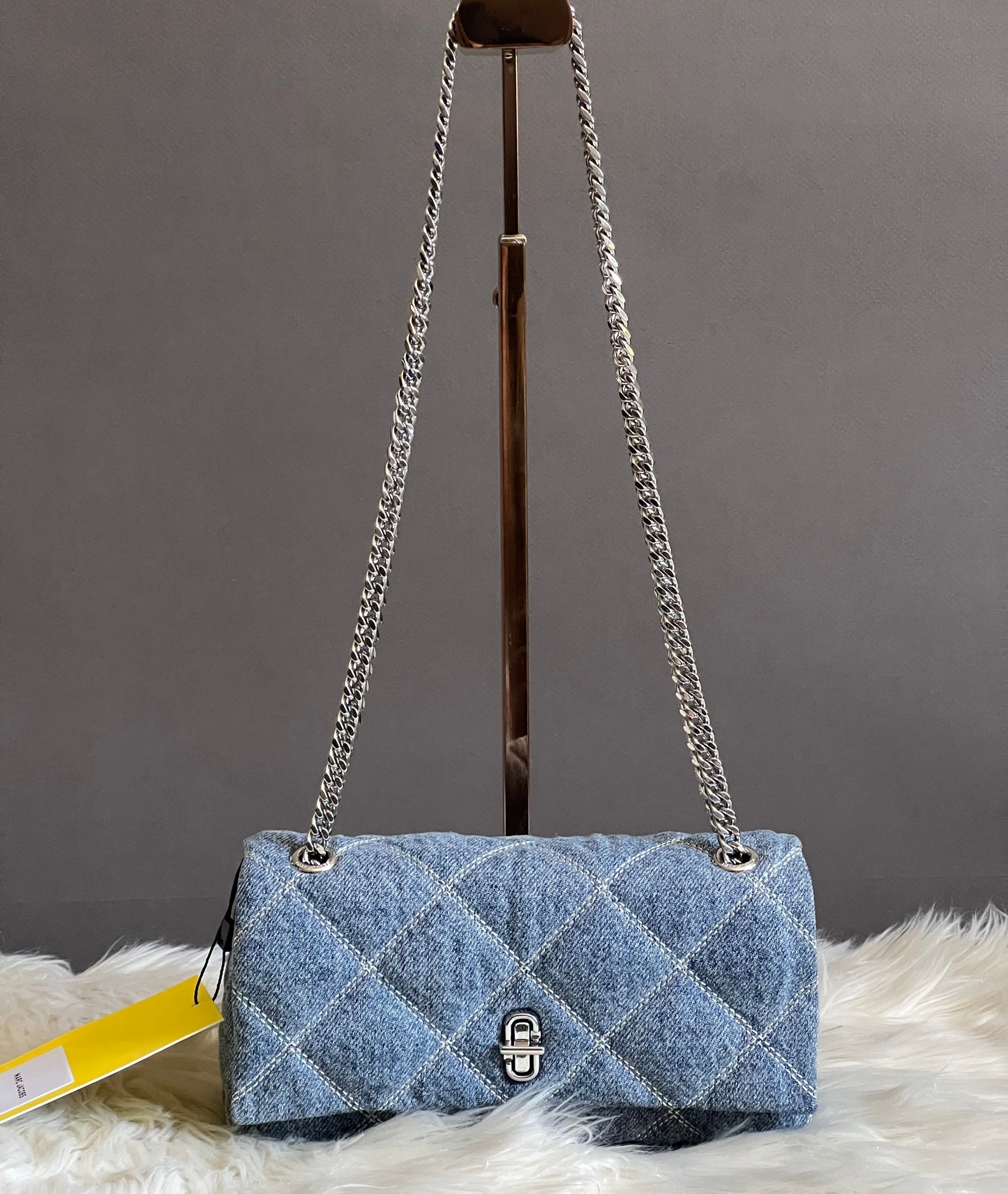 Marc Jacobs The Quilted Small Dual Chain Crossbody Bag
