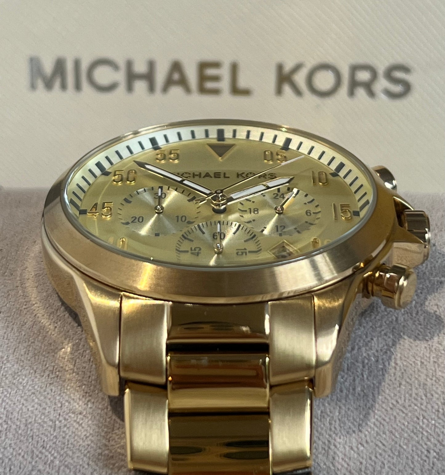 Michael Kors Men’s Gold-Tone Gage Watch