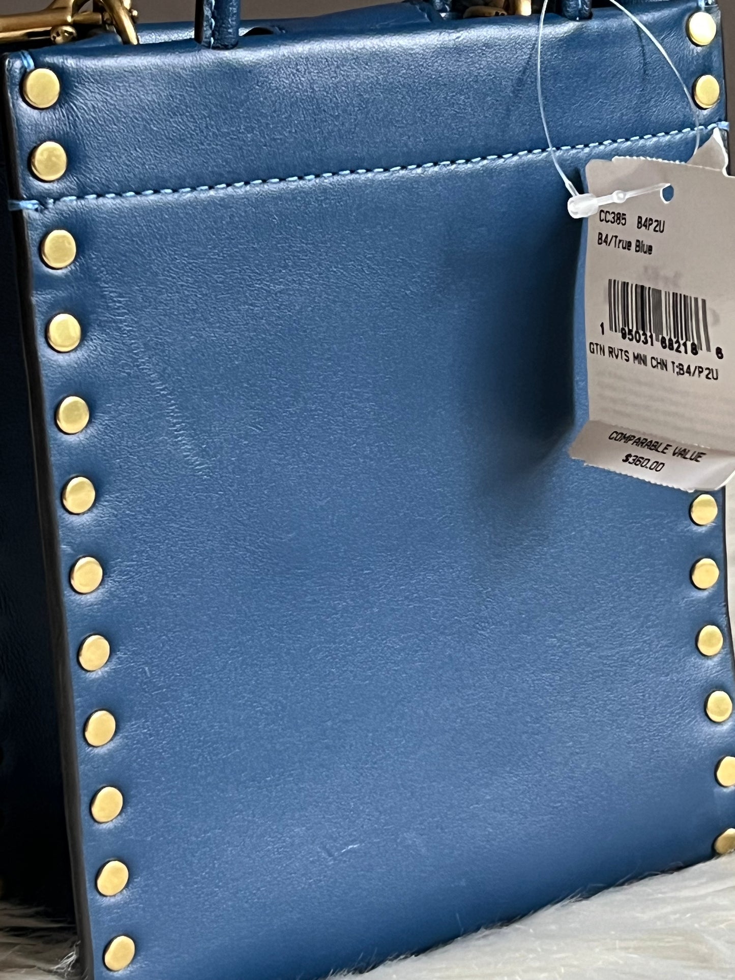 Coach Mini Cashin Tote with Rivets