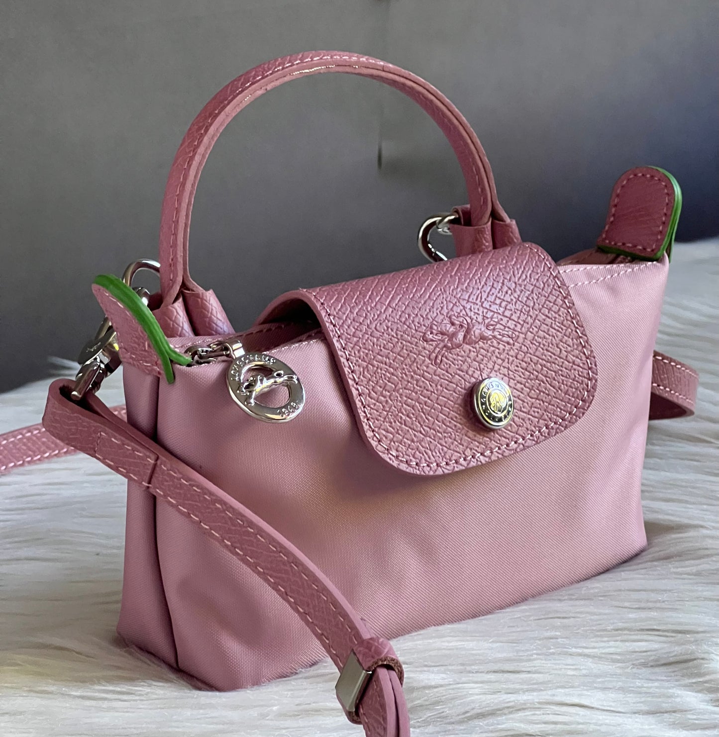 Longchamp XS Le Pliage Original Pouch with Strap