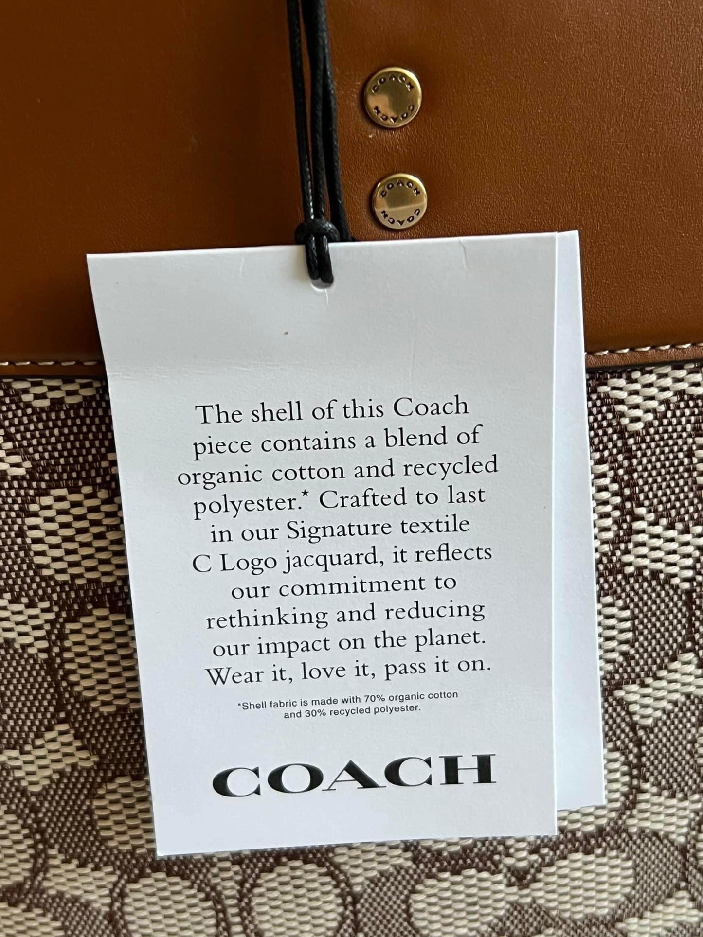 Coach Rogue Brief in Signature Textile Jacquard