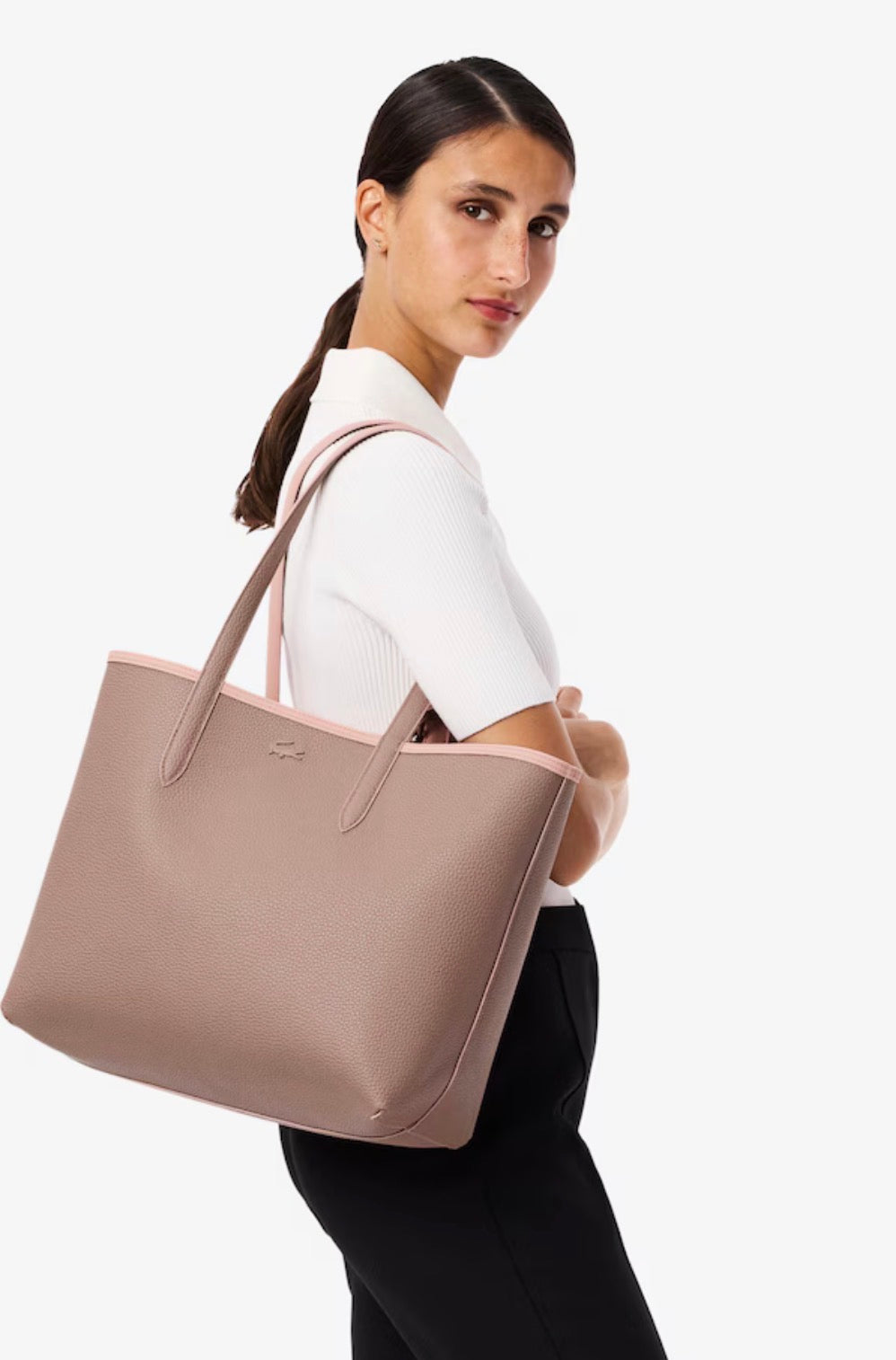 Lacoste Women’s Anna Reversible Tote with Pouch
