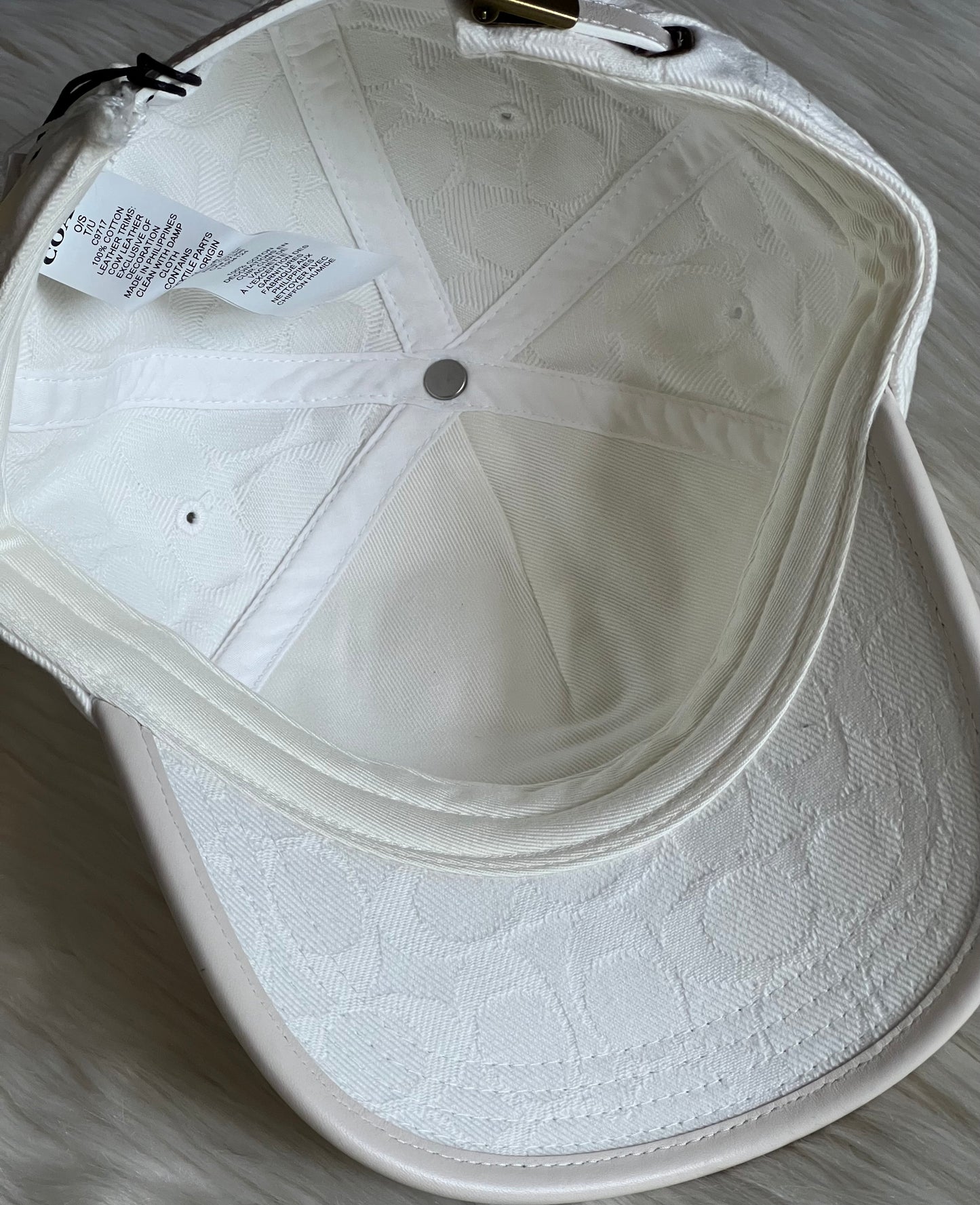 Coach Signature Jacquard Baseball Hat