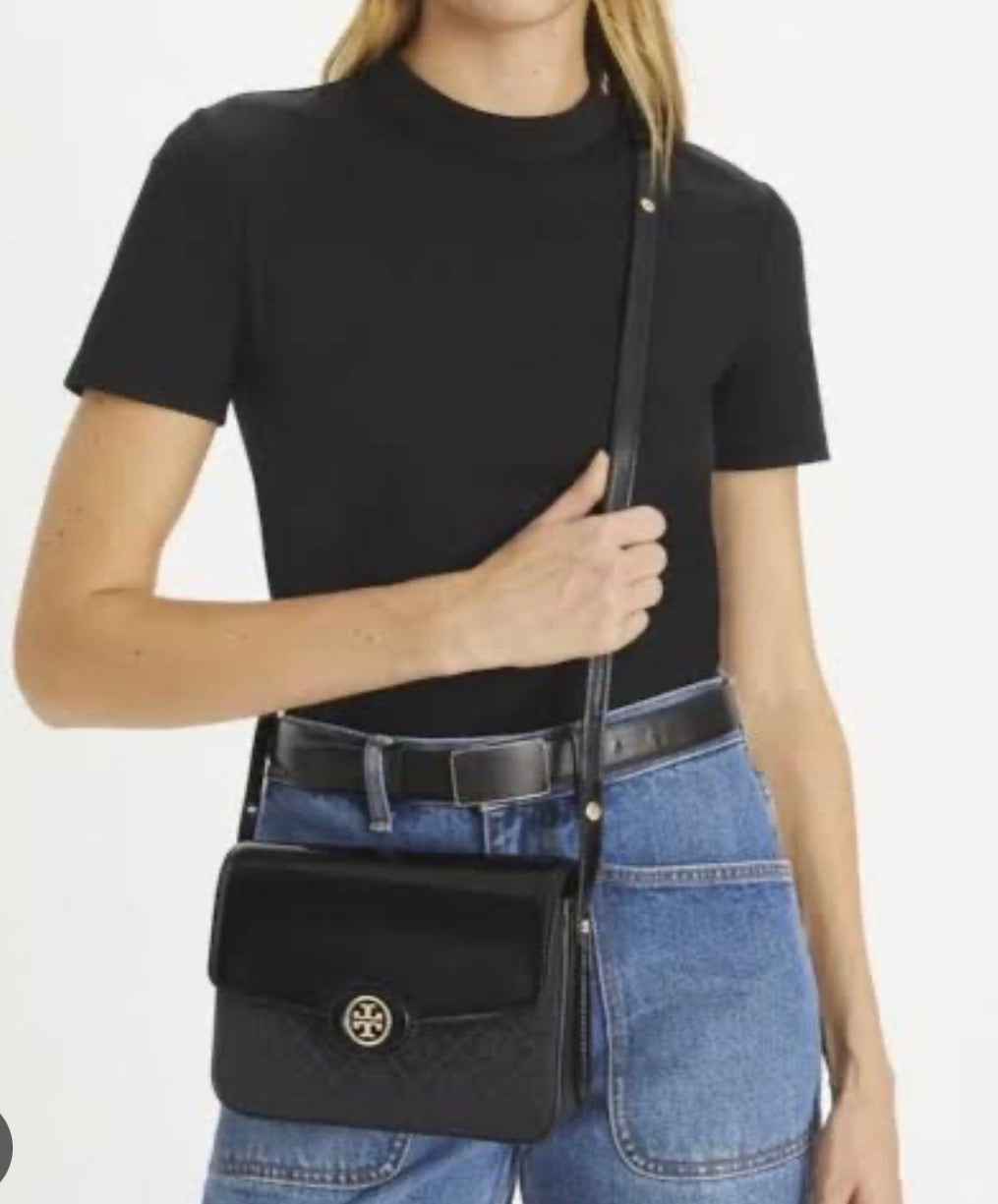 Tory Burch T Monogram Robinson Convertible Shoulder Bag