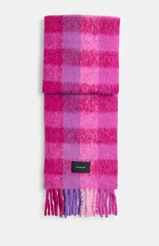 Coach Plaid Oversized Muffler