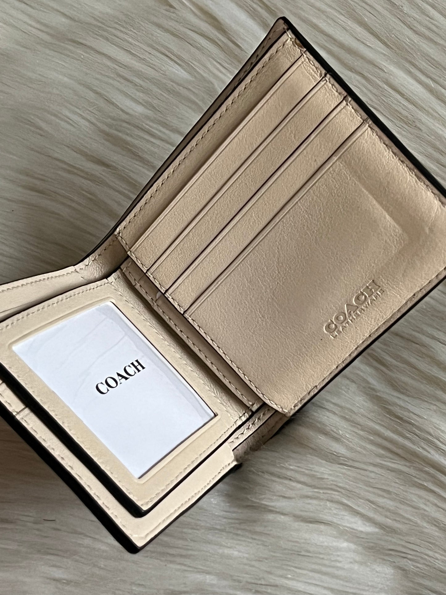 Coach 3-in-1 Wallet with Weaving