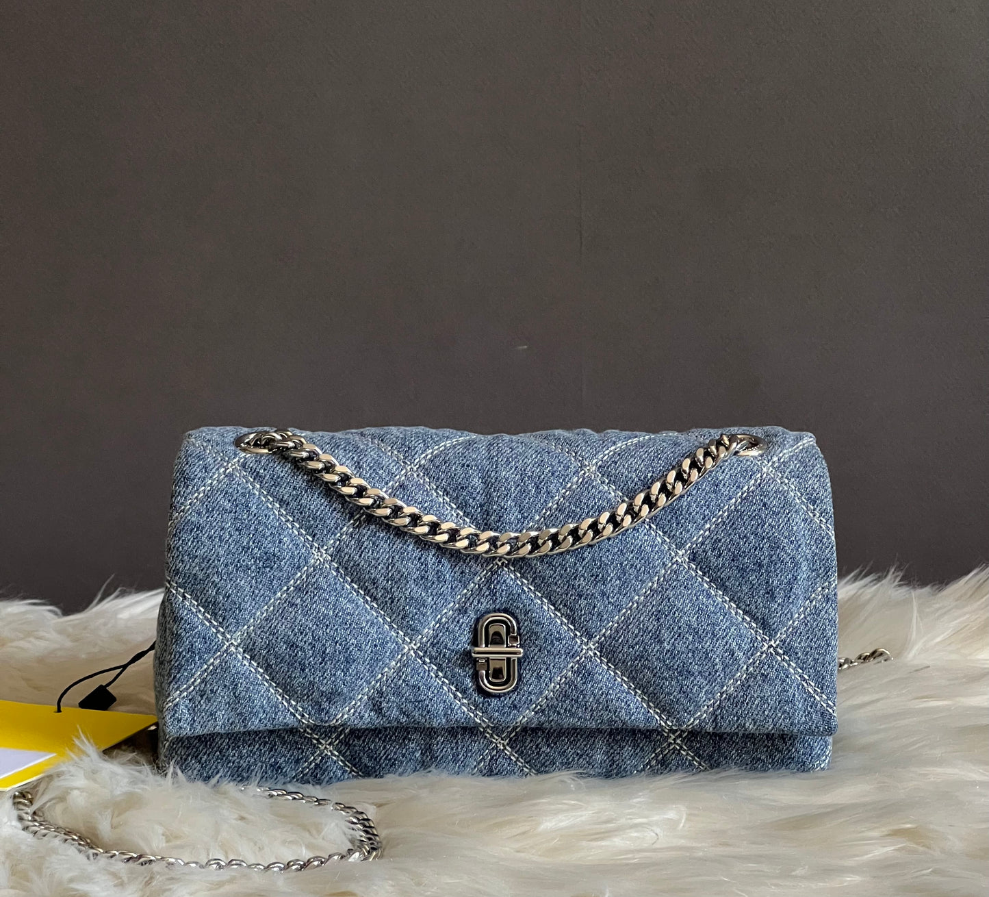 Marc Jacobs The Quilted Small Dual Chain Crossbody Bag