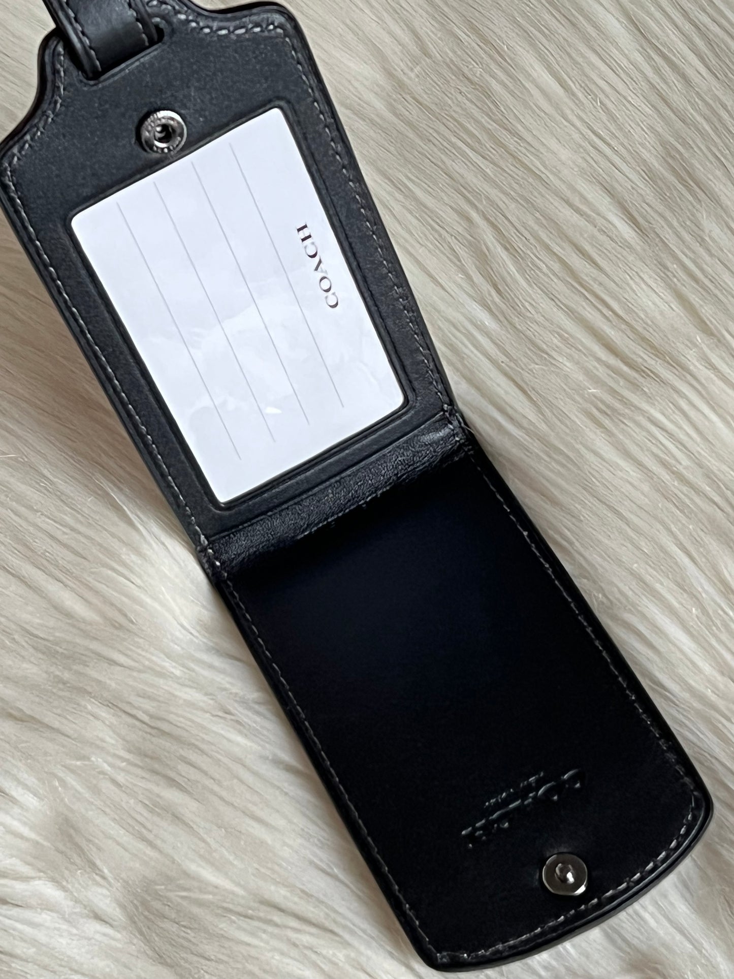 Coach Penguin Luggage Tag