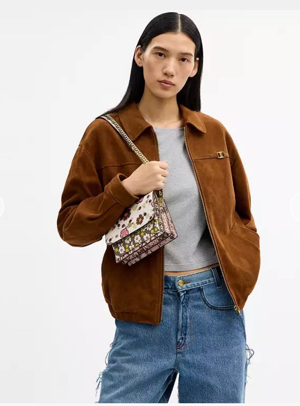 Coach Mini Klare Crossbody Bag with Floral Print