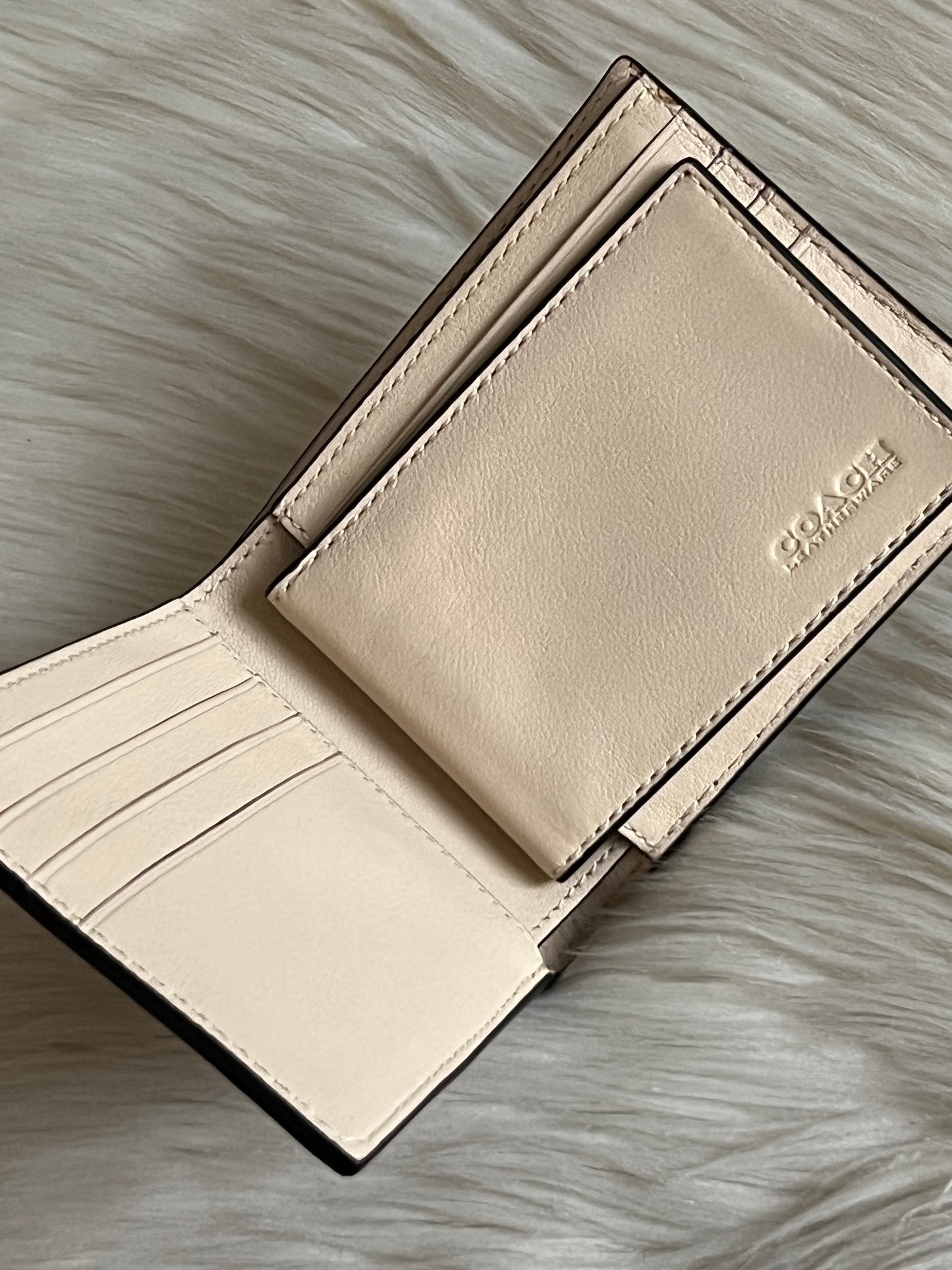 Coach 3-in-1 Wallet with Weaving