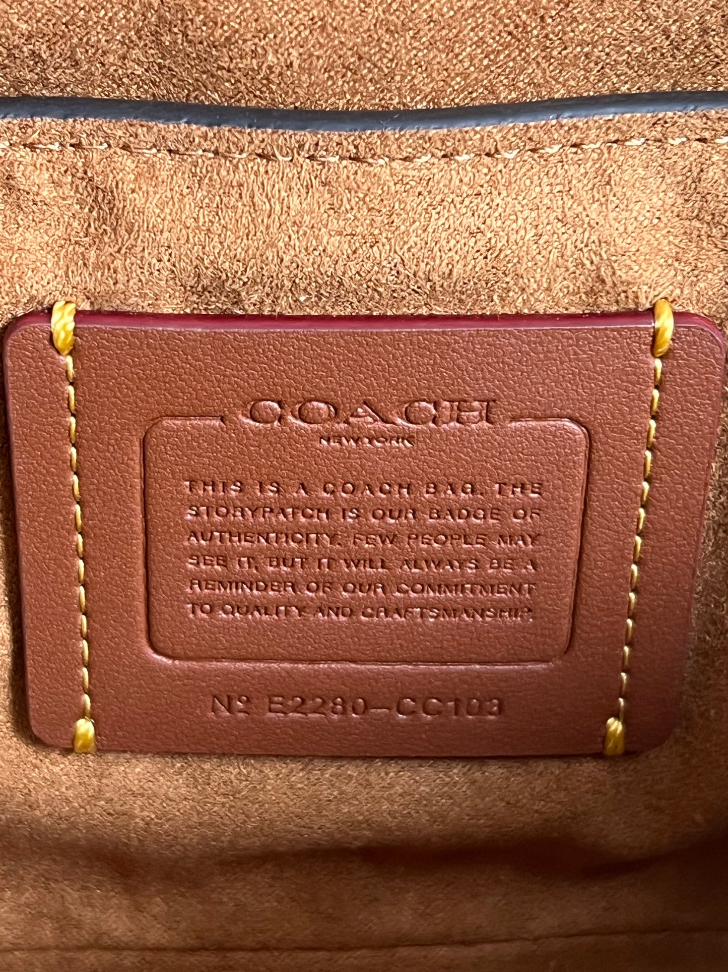 Coach Soft Tabby Crossbody 18 with Charms