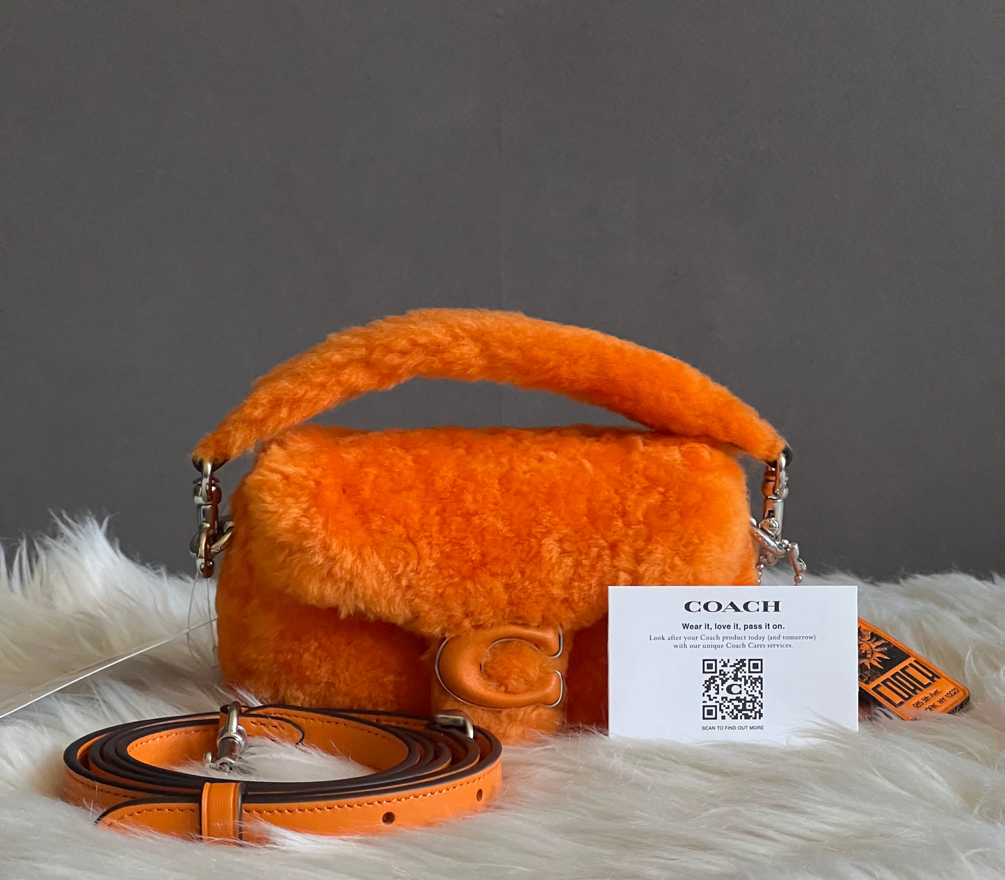 Coach The Lil Nas X Drop Tabby Shoulder Bag 12 in Shearling