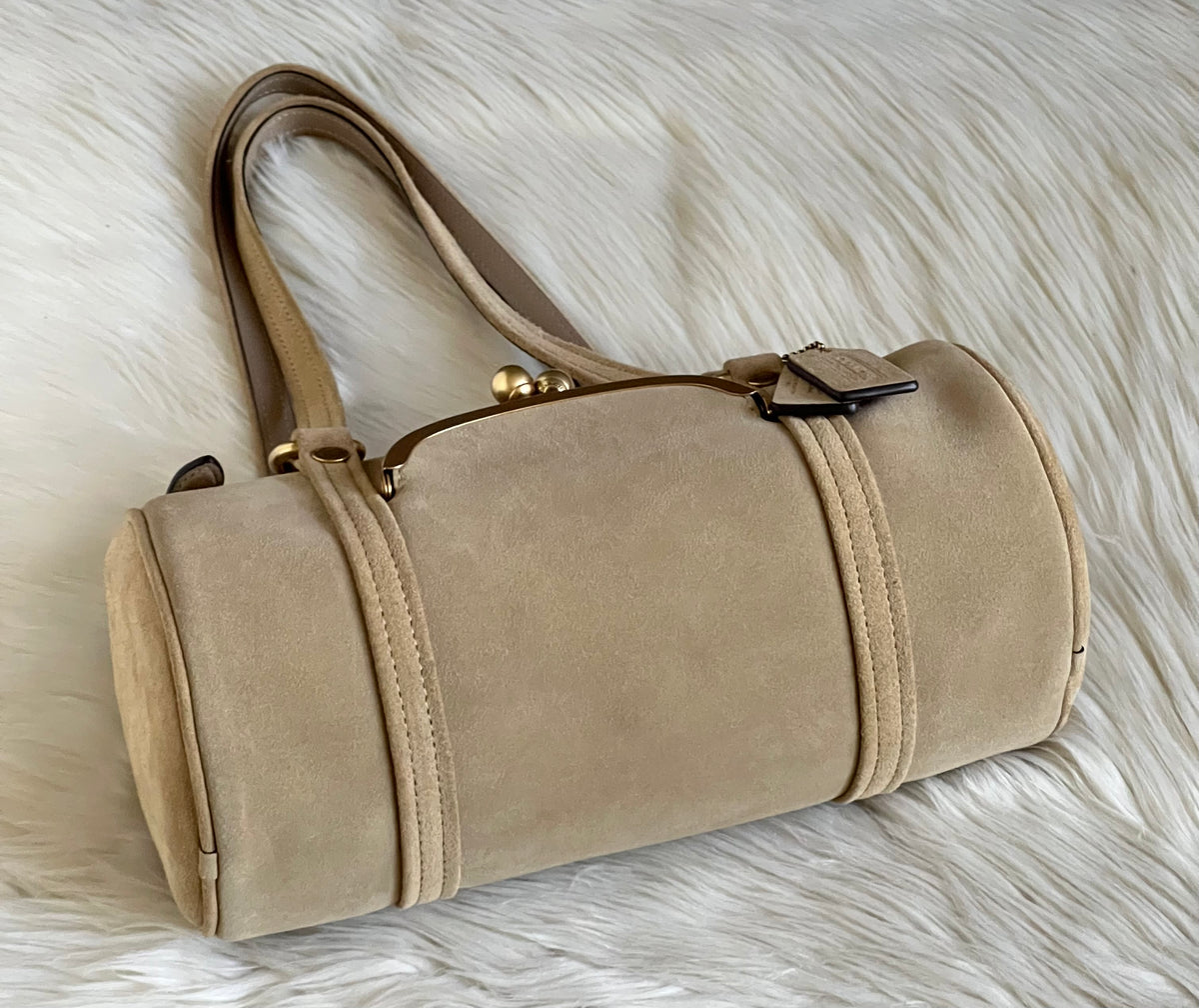 Coach Kisslock Barrel Bag 28