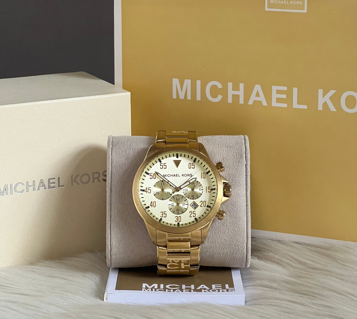 Michael Kors Men’s Gold-Tone Gage Watch