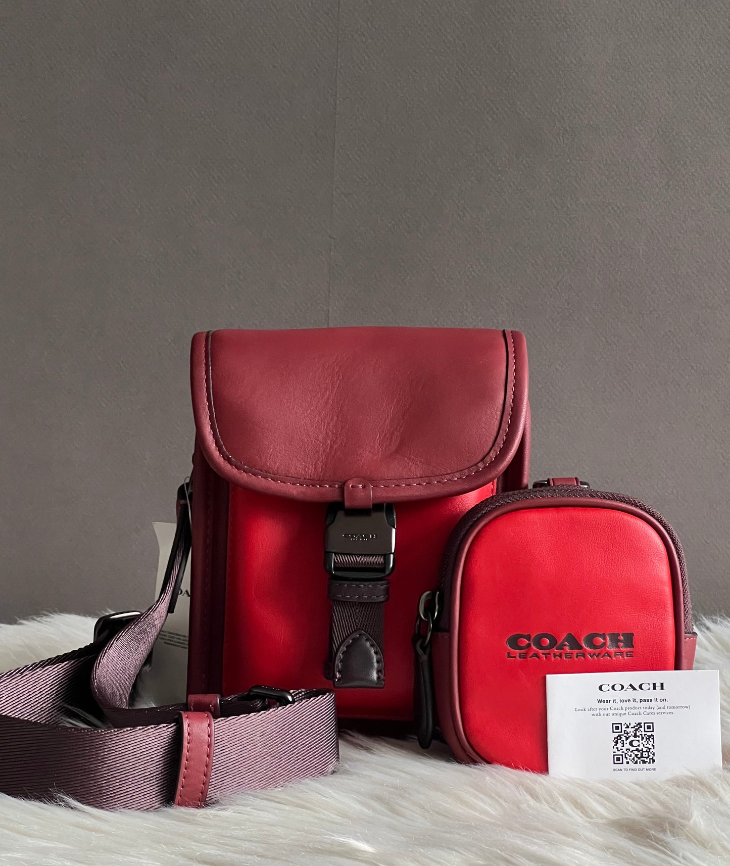 Coach Charter North/South Crossbody With Hybrid Pouch in Colorblock